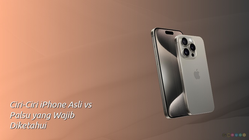 Ciri-Ciri iPhone Asli vs Palsu yang Wajib Diketahui